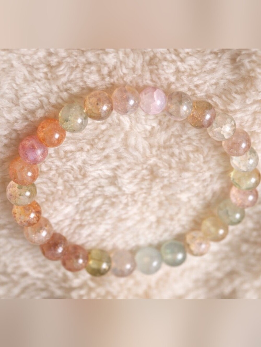Multicolor Pastel Bead Stretch Bracelet - Women Jewelry Bracelets
